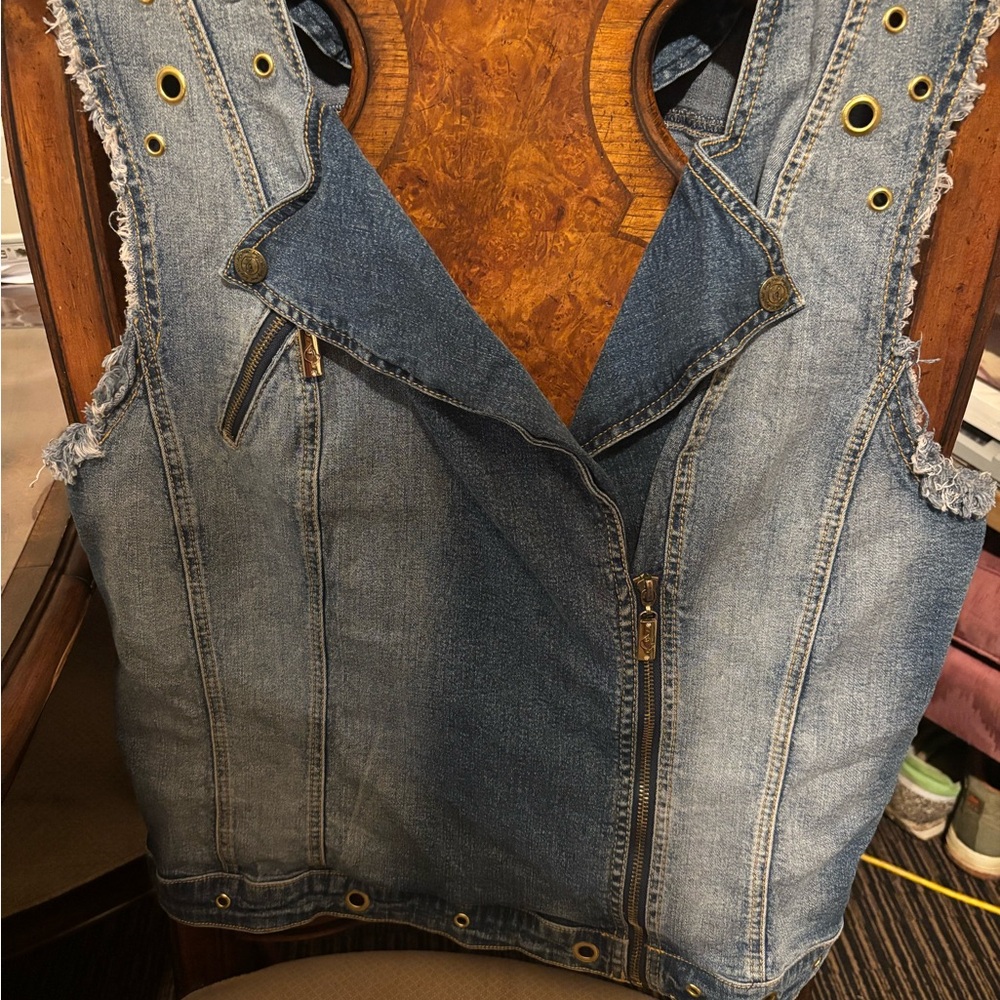 Baby Phat Blue Denim Vest